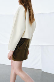 Veste en maille à fermeture zippée
