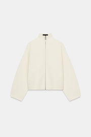 Veste en maille à fermeture zippée