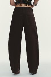 Jean TRF coupe baggy barrel, taille mi-haute
