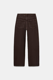 Jean TRF coupe baggy barrel, taille mi-haute