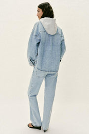 Blouson Z1975 en denim oversize à capuche