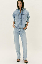 Blouson Z1975 en denim oversize à capuche