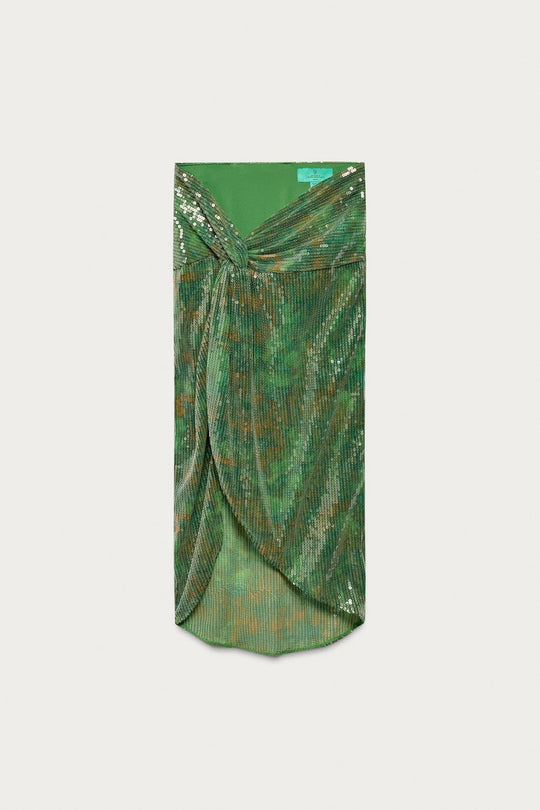Paréo à sequins avec nœud Marisa Berenson x