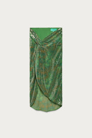 Paréo à sequins avec nœud Marisa Berenson x