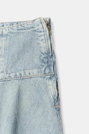 Jupe midi en denim TRF