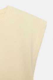 T-shirt en coton sans manches