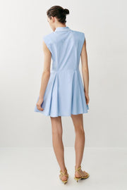 Robe chemise à épaulettes