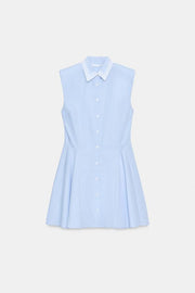 Robe chemise à épaulettes