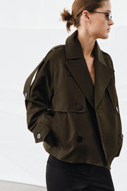 Trench court déperlant ZW Collection