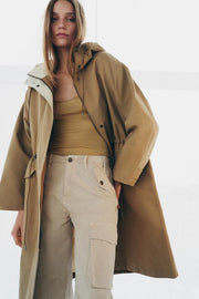 Parka contrastée ZW Collection