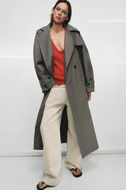 Trench oversize avec ceinture ZW Collection