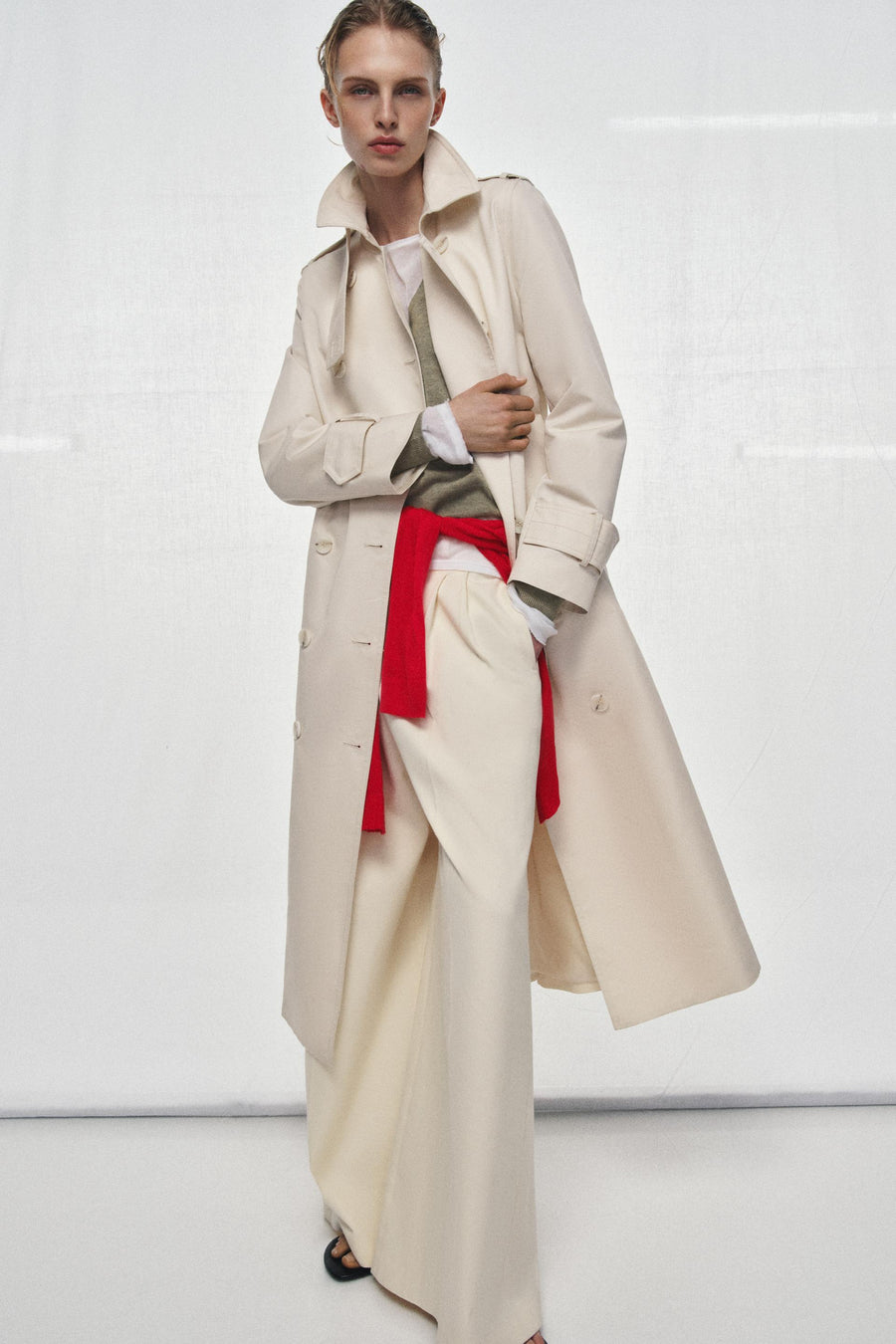 Trench avec ceinture ZW Collection