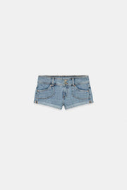 Short mini en denim TRF à poches