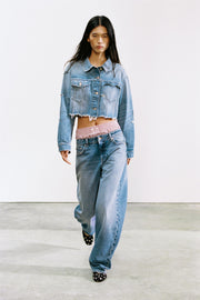 Jean TRF droit brillant, taille mi-haute
