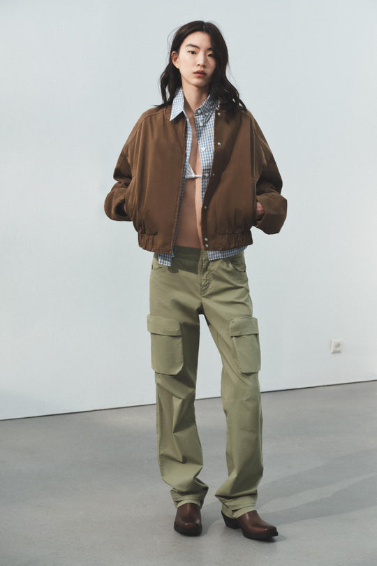 Pantalon droit cargo