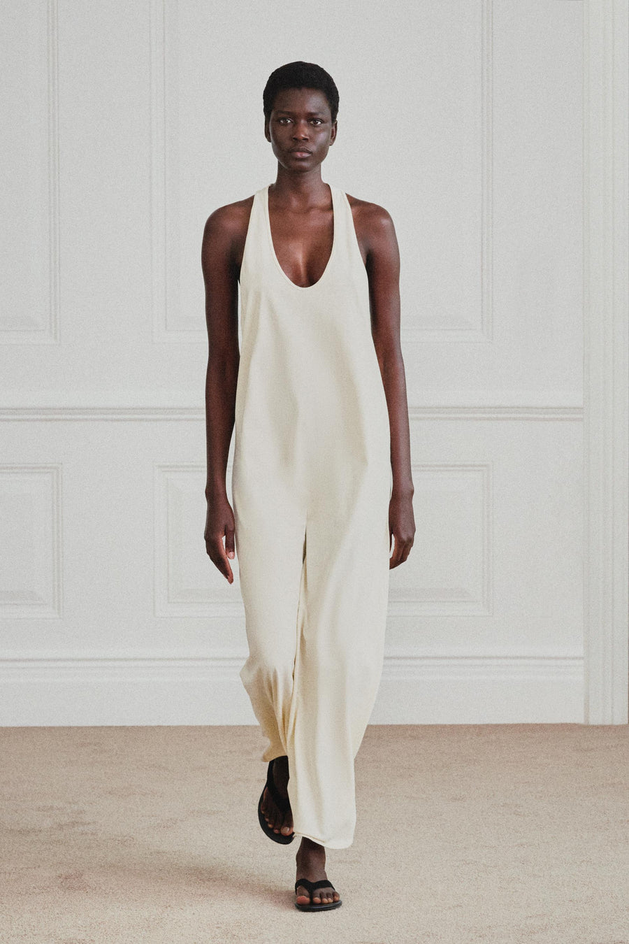 Robe longue en coton