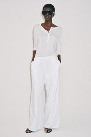 Pantalon droit en coton