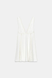 Robe mini découpes en dentelle