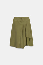 Jupe midi avec ceinture