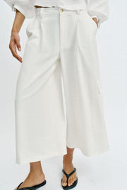 Pantalon-culotte à poches