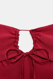 Robe longue à bretelles