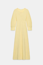 Robe midi à boutons