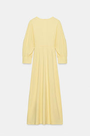 Robe midi à boutons