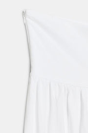 Robe midi contrastée