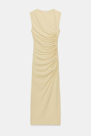 Robe midi drapée