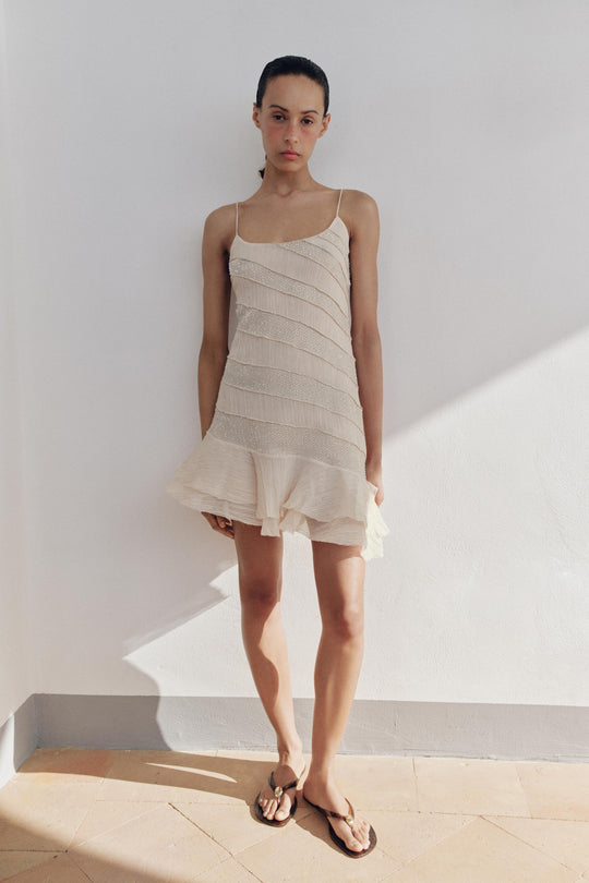 Robe nuisette à perles