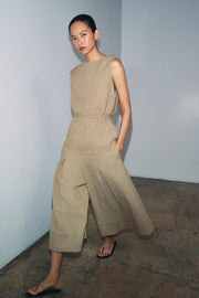 Top en lin avec ceinture ZW Collection
