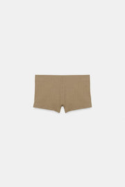 Short côtelé à boutons