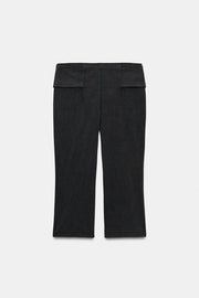 Pantalon capri avec ceinture