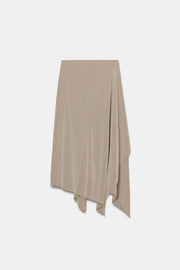 Jupe asymétrique fluide
