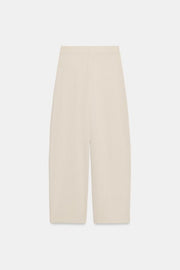 Pantalon croisé texturé