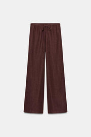 Pantalon texturé droit