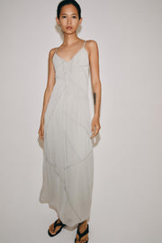 Robe midi contrastée