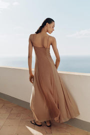 Robe contrastée au crochet