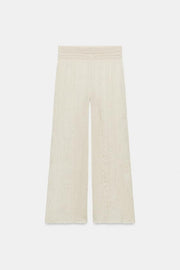 Pantalon contrasté au crochet
