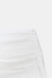 Jupe midi à volume