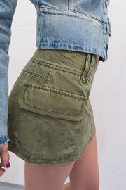 Jupe-culotte à poches