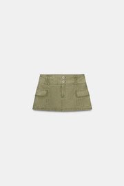 Jupe-culotte à poches