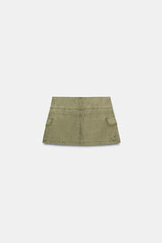 Jupe-culotte à poches