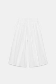 Pantalon-culotte à fronces