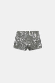 Short mini à sequins