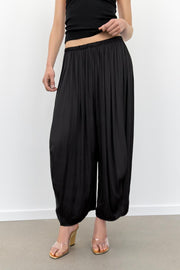 Pantalon bouffant à plis