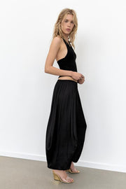 Pantalon bouffant à plis