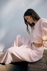 Pantalon baggy à taille élastique