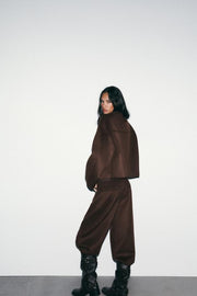 Blouson doux croisé