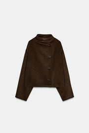 Blouson doux croisé